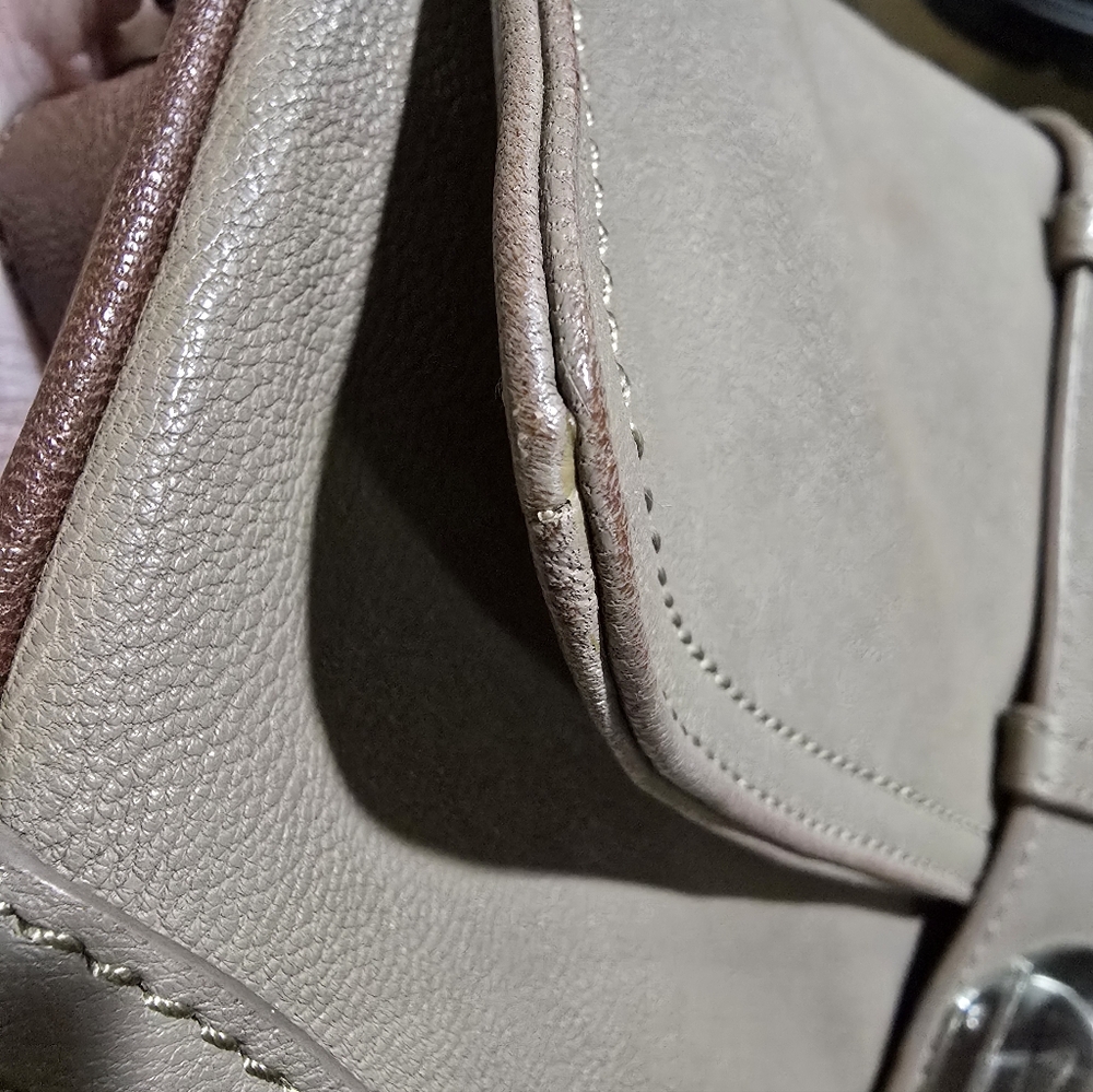 Sondra Roberts Taupe Shoulder Bag - Picture 14 of 16